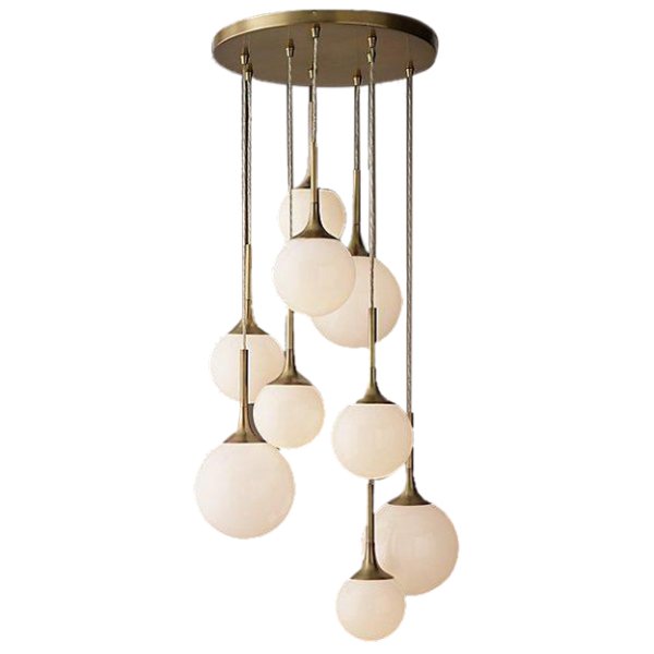 Люстра Restoration Hardware Whitney Chandelier   Латунь в Омске | Loft Concept 