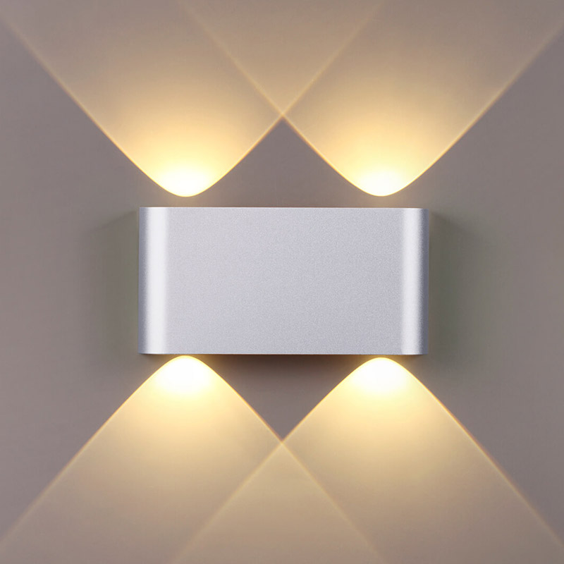 Бра Obverse Silver Rectangle A Wall lamp Серебряный в Омске | Loft Concept 