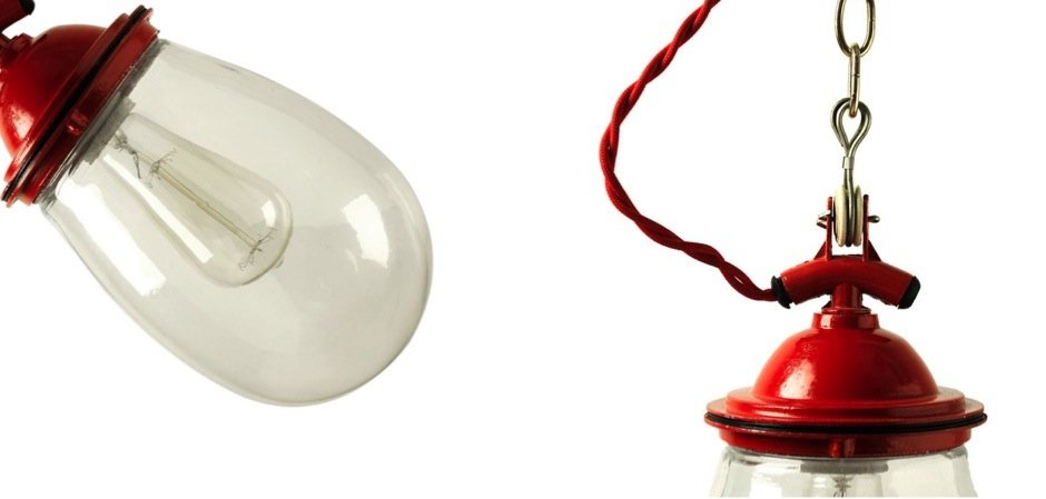 Подвесной светильник Glass Drop Retro Color Light Подвесной светильник Glass Drop Retro Color Light - Loft-Concept в Омске