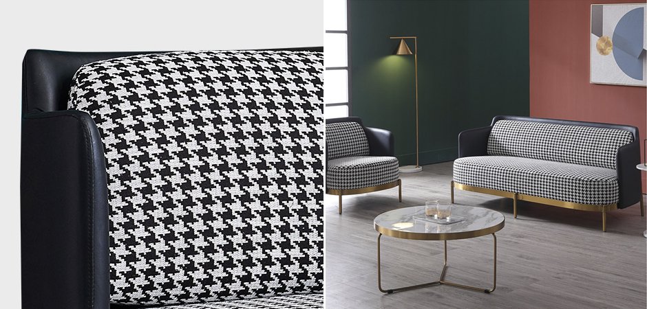 Диван Pied de poule Gray Sofa Диван Pied de poule Gray Sofa - Loft-Concept в Омске