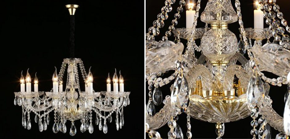 Люстра Crystal Lights Золотая Люстра Crystal Lights Золотая - Loft-Concept в Омске