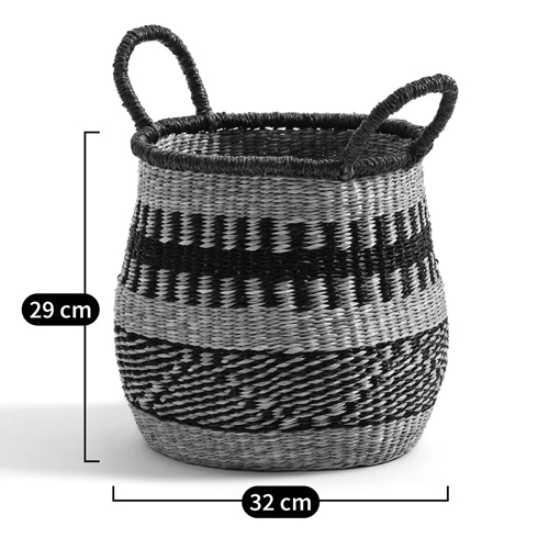 Круглая плетеная корзина Oyana Wicker Basket в Омске