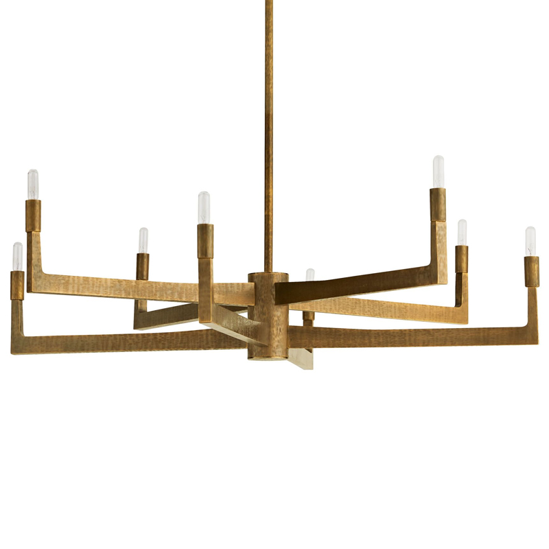 Люстра Arteriors GRIFF CHANDELIER Золотой Латунь в Омске | Loft Concept 