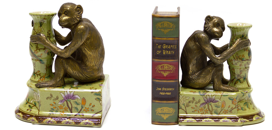 Держатель для книг Bronze Monkeys Держатель для книг Bronze Monkeys - Loft-Concept в Омске