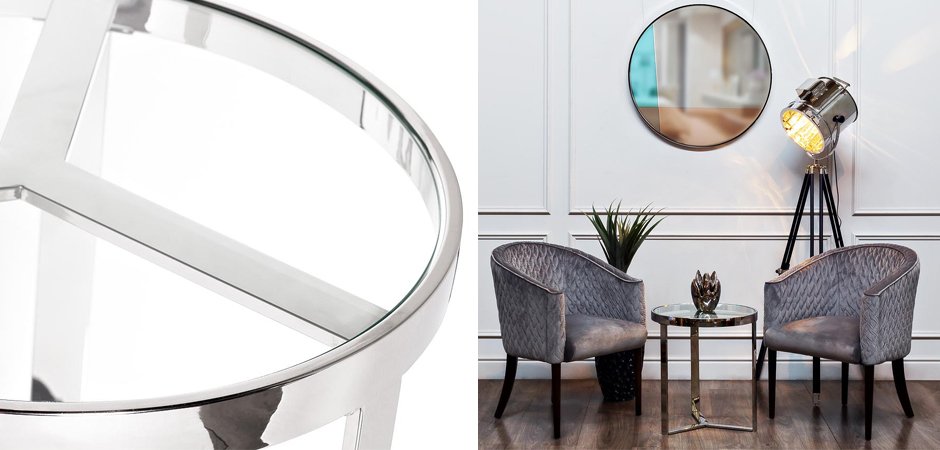 Приставной стол Neoclassic Tee Silver Приставной стол Neoclassic Tee Silver - Loft-Concept в Омске