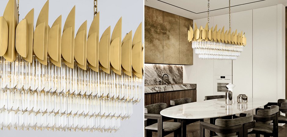 Подвесной светильник KEBO KING CHANDELIER Rectangle Подвесной светильник KEBO KING CHANDELIER Rectangle - Loft-Concept в Омске