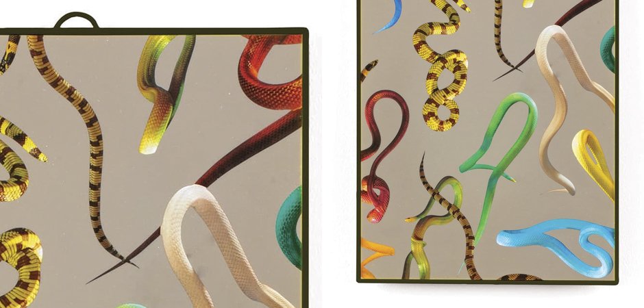 Зеркало Seletti Mirror Medium Snakes Зеркало Seletti Mirror Medium Snakes - Loft-Concept в Омске