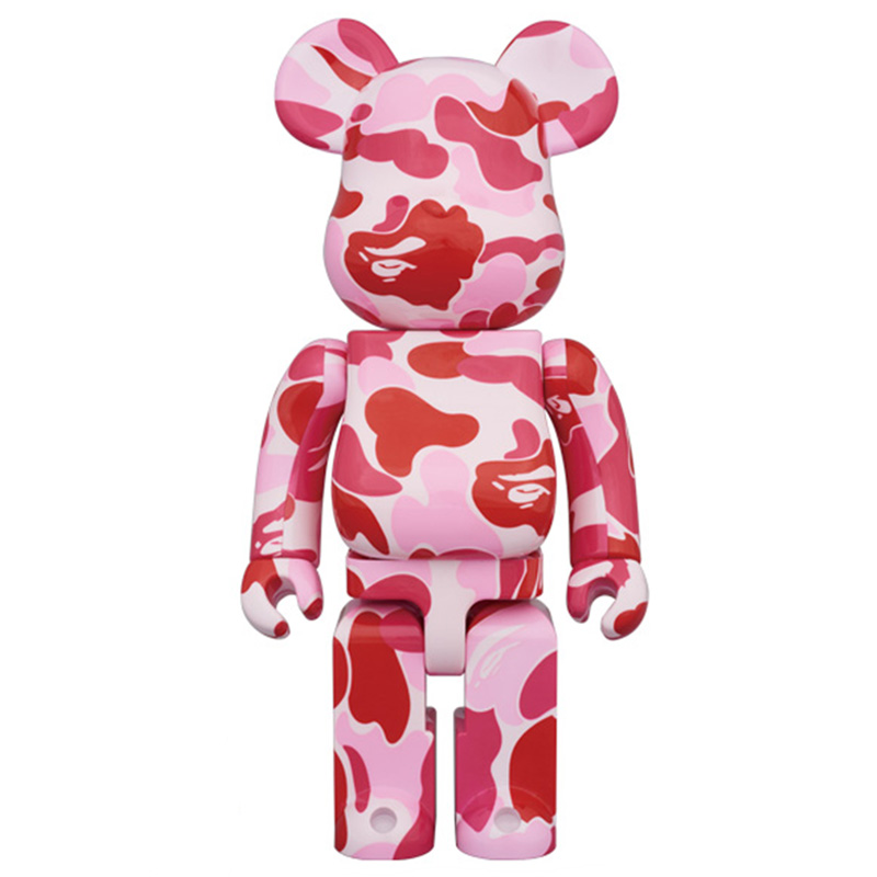 Статуэтка Bearbrick Camouflage Pink Розовый Красный в Омске | Loft Concept 