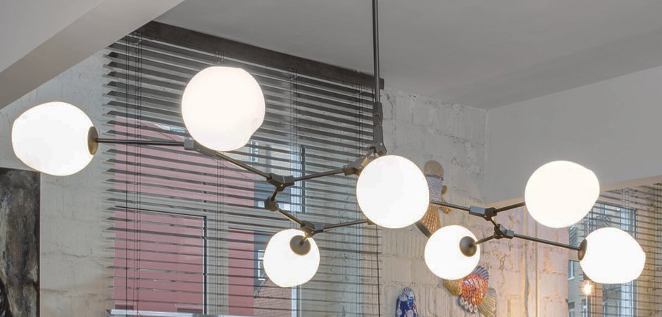Люстра Сrumpled Bubble White Glass Люстра Сrumpled Bubble White Glass - Loft-Concept в Омске