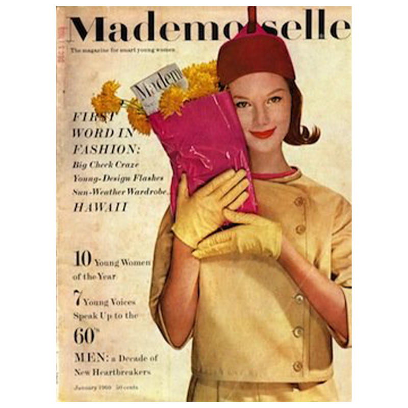 Постер Mademoiselle Cover 1960 January  в Омске | Loft Concept 