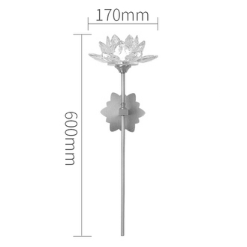 Бра Хрустальный Цветок Лотоса Lotus flower Wall Clear Glass D в Омске