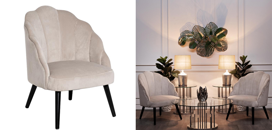 Кресло FolioFlower Armchair beige Кресло FolioFlower Armchair beige - Loft-Concept в Омске