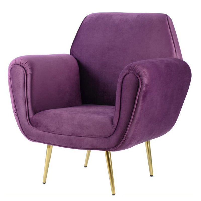 Кресло Lounge Chairs Gigi Radice purple Фиолетовый в Омске | Loft Concept 