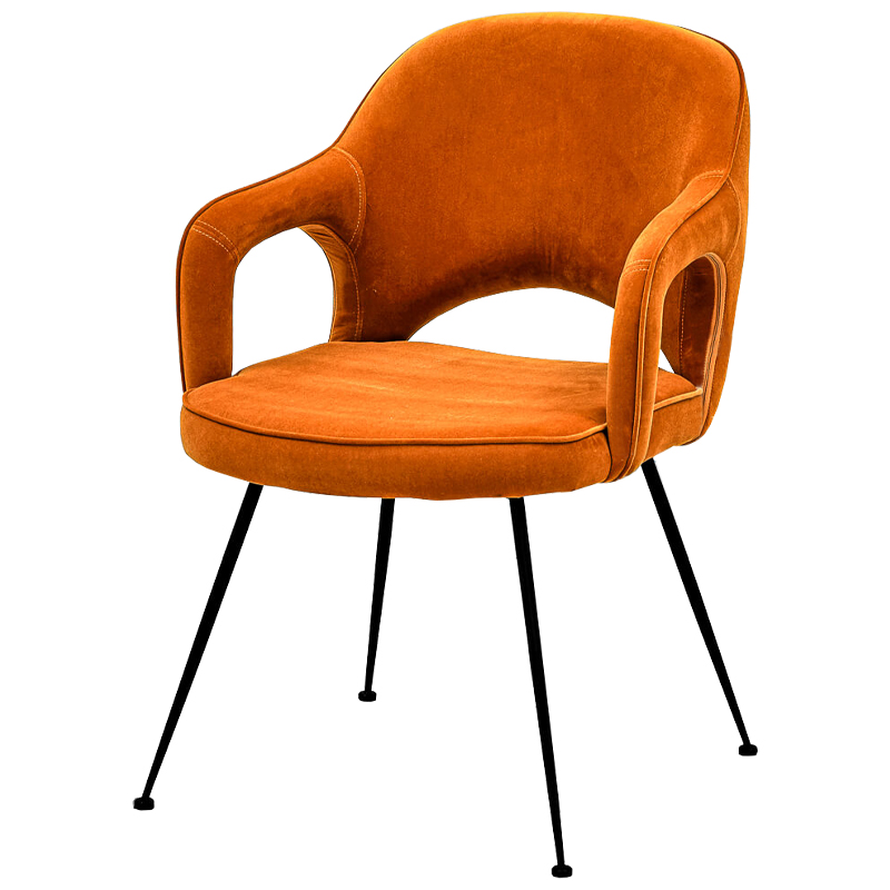 Стул Taube Stool Orange Оранжевый Черный в Омске | Loft Concept 