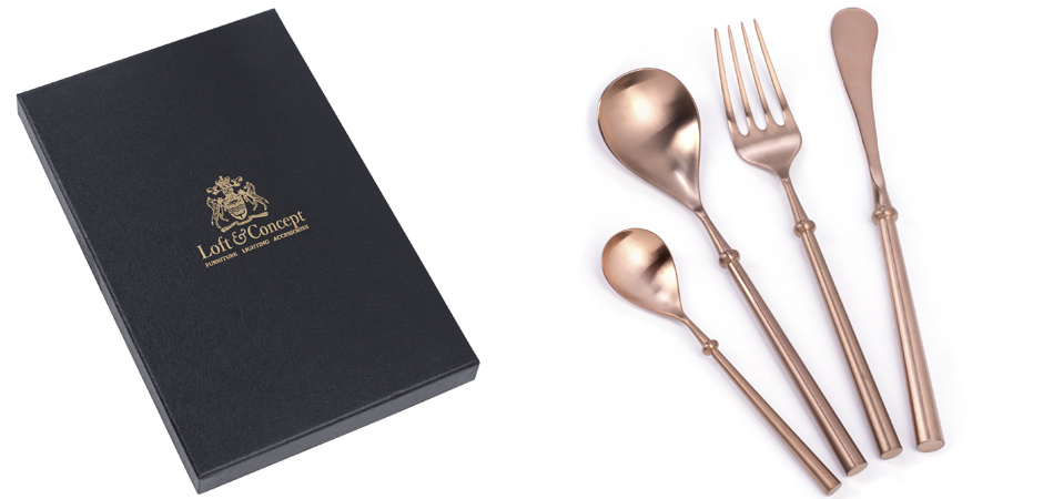 Столовые приборы Ring Handle Copper Столовые приборы Ring Handle Copper - Loft-Concept в Омске