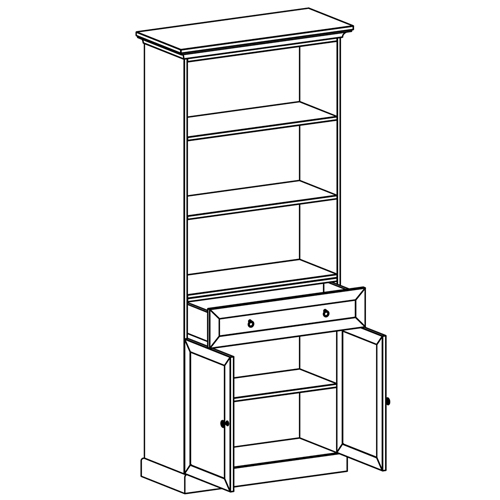 Стеллаж с ящиком и 2-мя дверцами Percent Rack в Омске