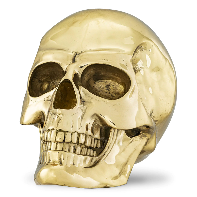 Статуэтка Philipp Plein Gold Skull Element Золотой в Омске | Loft Concept 