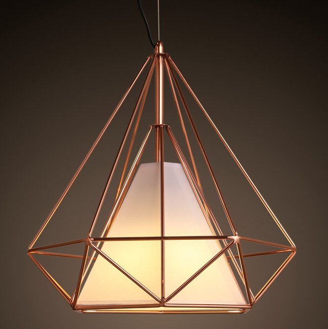 Подвесной светильник Loft Bar Nest Cone Copper Медь светлая в Омске | Loft Concept 