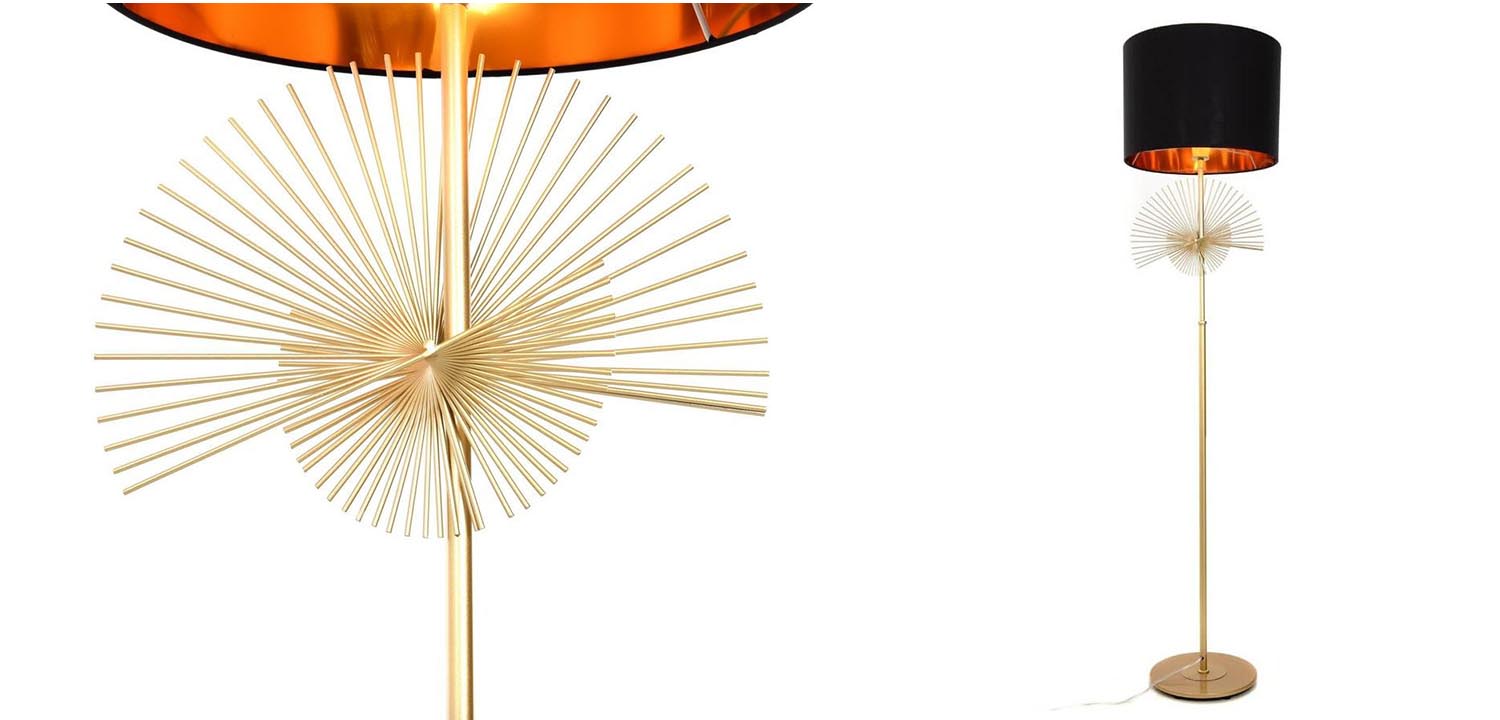 Торшер Genoveva Floor lamp black - фото