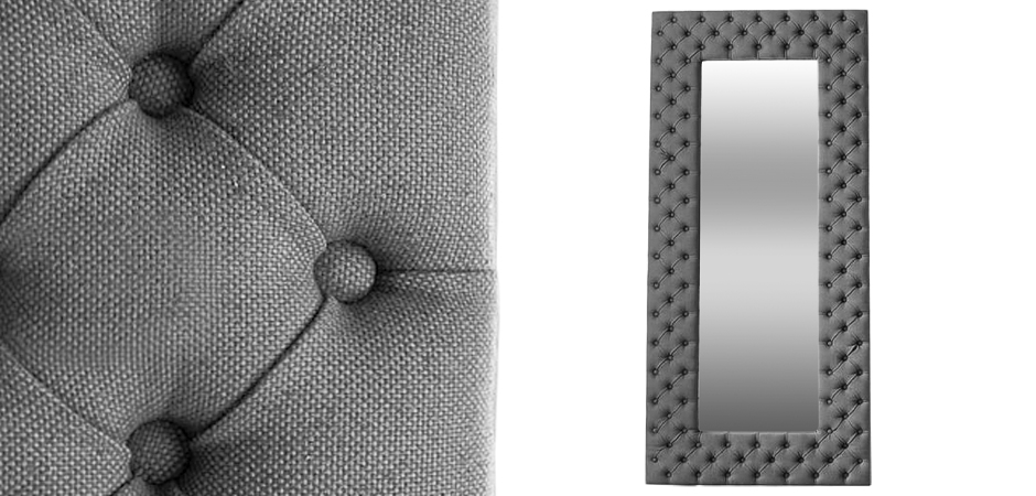 Зеркало Capitone Mirror Gray Зеркало Capitone Mirror Gray - Loft-Concept в Омске