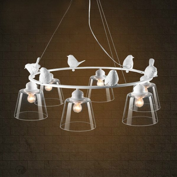 Люстра Provence Bird Chandelier Белый в Омске | Loft Concept 