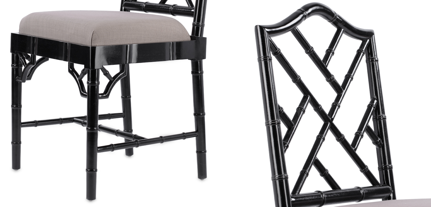 Black Chippendale Chair - фото