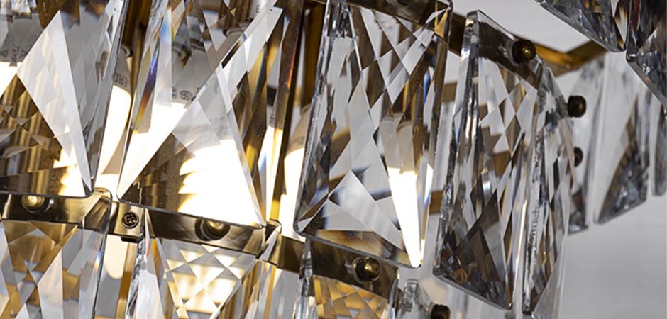 Люстра Tiers Crystal Light Chandelier brass 7 Люстра Tiers Crystal Light Chandelier brass 7 - Loft-Concept в Омске