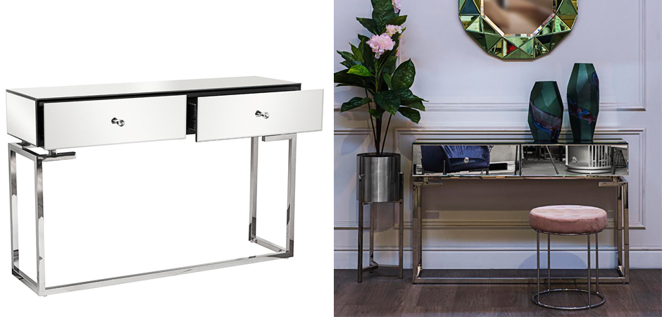 Консоль Transparent Mirror Console Консоль Transparent Mirror Console - Loft-Concept в Омске