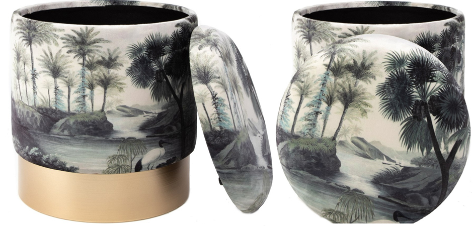 Пуф PUF Jungle Print river&tree small Пуф PUF Jungle Print river&tree small - Loft-Concept в Омске