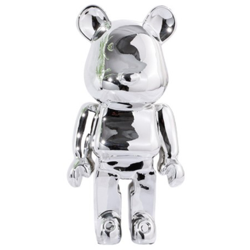 Статуэтка Bearbrick Silver Серебряный в Омске | Loft Concept 