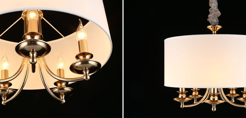 Люстра Jellyfish Gold с Абажуром Люстра Jellyfish Gold с Абажуром - Loft-Concept в Омске