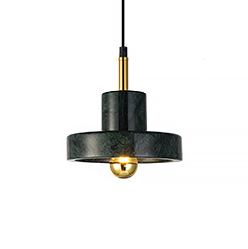 Подвесной светильник Tom Dixon Stone Pendant Black Черный Золотой в Омске | Loft Concept 