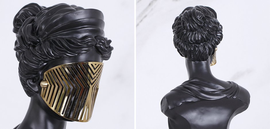 Статуэтка Bust Woman in Mask Статуэтка Bust Woman in Mask - Loft-Concept в Омске