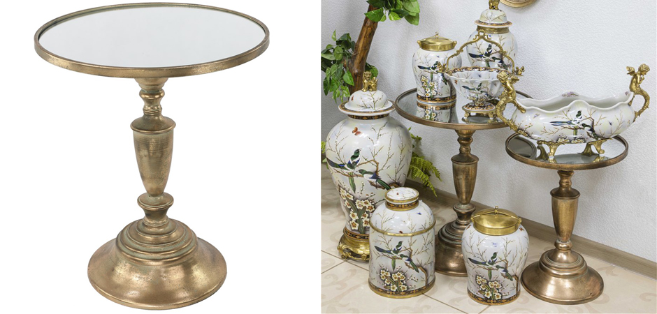 Приставной стол Table Bronze Glass Приставной стол Table Bronze Glass - Loft-Concept в Омске