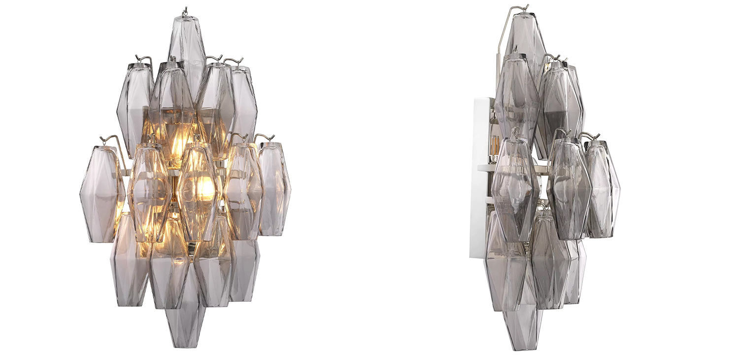 Бра Eichholtz Wall Lamp Benini Smoke - фото