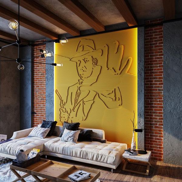 Барельеф AL CAPONE  в Омске | Loft Concept 