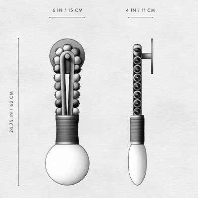 Бра TALISMAN LOOP SCONCE по дизайну студии Apparatus в Омске