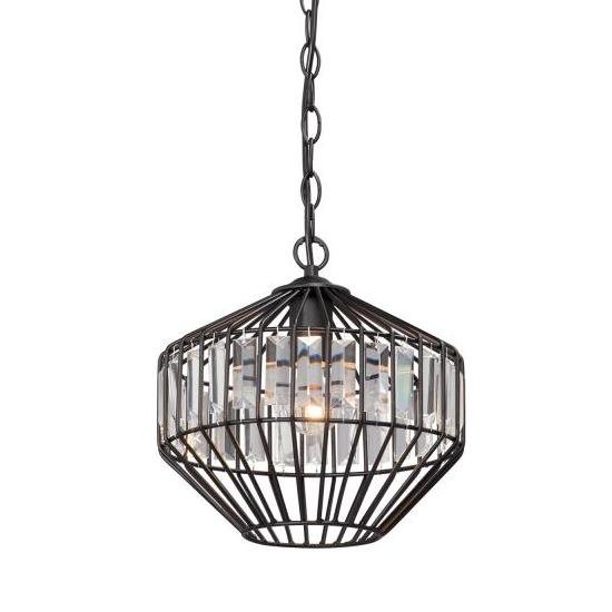 Люстра Glass Plate Pendant #6 Black Черный в Омске | Loft Concept 