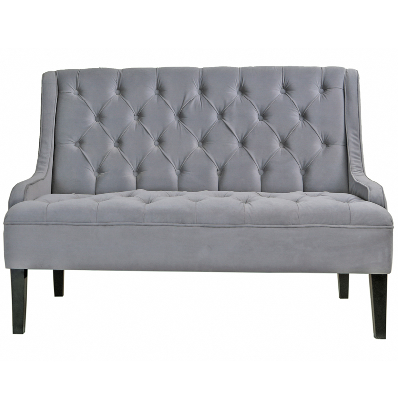 Диван Folket Sofa velour gray Серый (Gray) в Омске | Loft Concept 