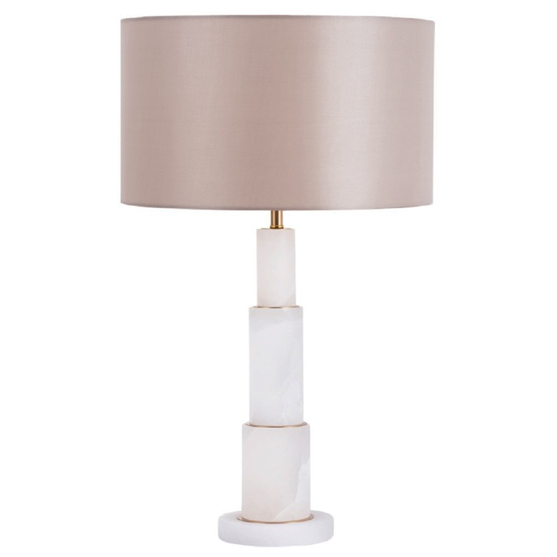 Настольная Лампа Мрамор Zikkurat Table Lamp ivory ( слоновая кость ) Taupe в Омске | Loft Concept 