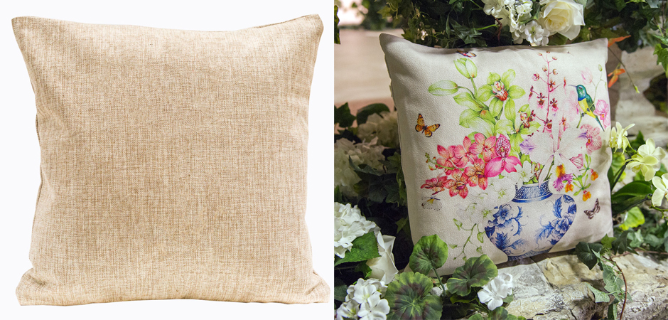 Декоративная подушка Orchids and Iris Pillow Декоративная подушка Orchids and Iris Pillow - Loft-Concept в Омске