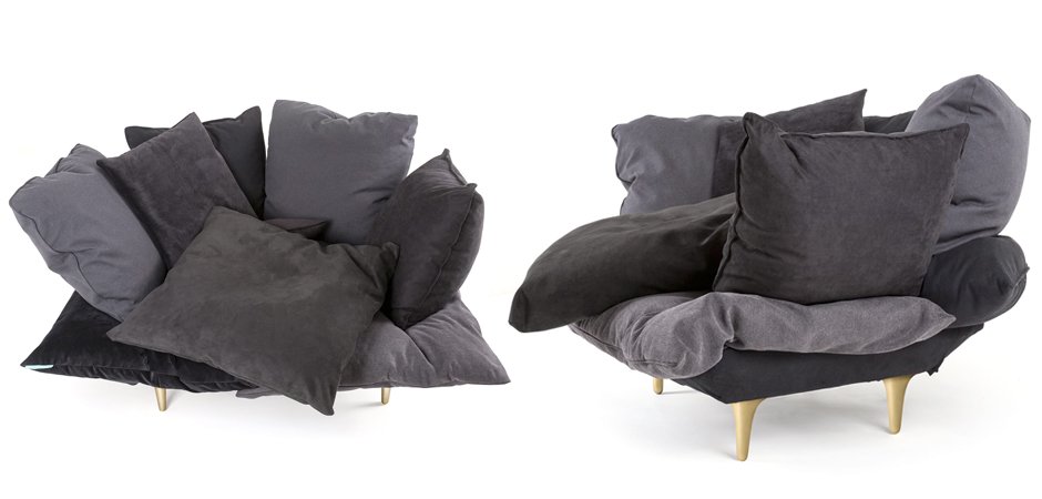 Кресло Seletti Armchair Comfy charcoal grey - Loft-Concept в Омске