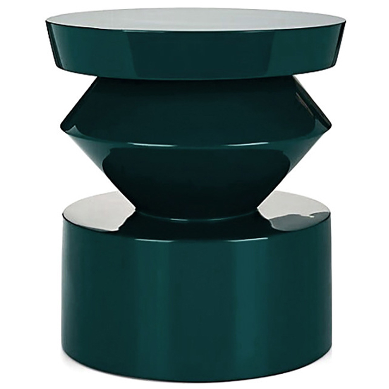 Приставной столик UMA SIDE TABLE Peacock Изумрудный в Омске | Loft Concept 