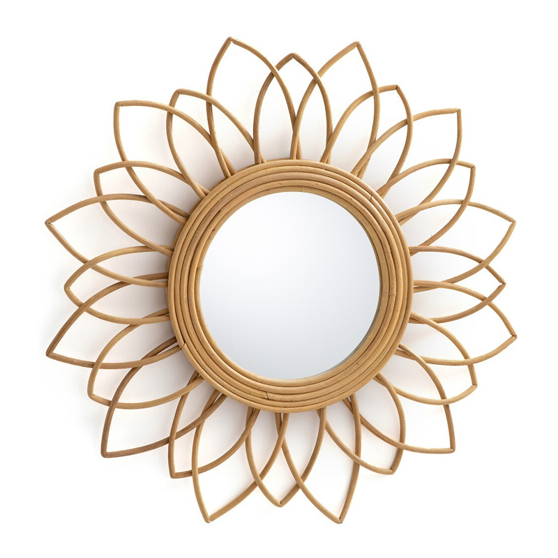 Зеркало Mirror Rattan Flower II  в Омске | Loft Concept 