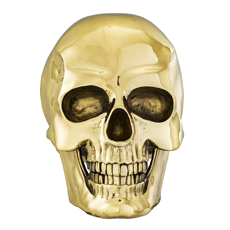 Аксессуар на стену Philipp Plein Gold Skull Wall element Золотой в Омске | Loft Concept 