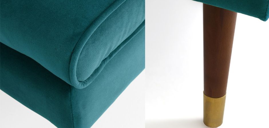 Пуф Classic Furniture сине-зеленый Пуф Classic Furniture сине-зеленый - Loft-Concept в Омске