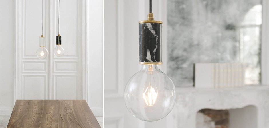Подвесной светильник MARMOR GLANS Nero Подвесной светильник MARMOR GLANS Nero - Loft-Concept в Омске