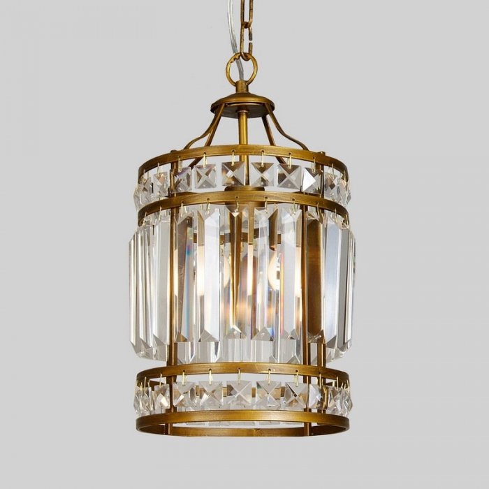 Подвесной светильник Antic Bronze ArtDeco Pendant 1 Бронза в Омске | Loft Concept 