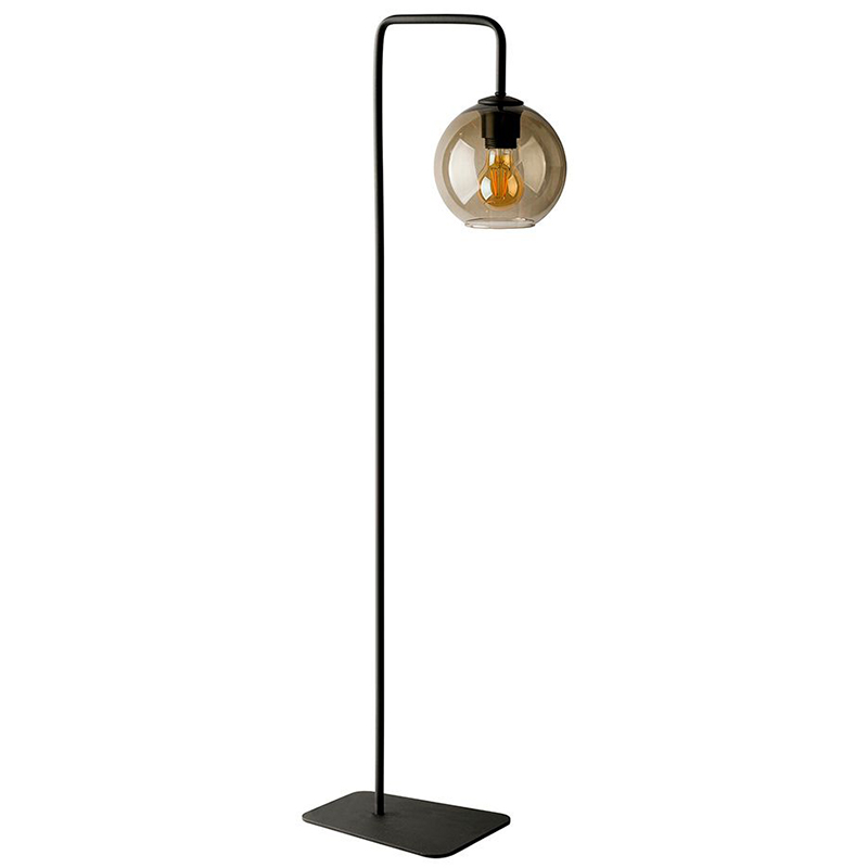 Торшер Franco Floor Lamp Янтарный Черный в Омске | Loft Concept 