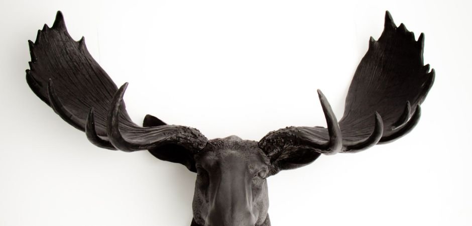 Голова лося - Черная - Loft-Concept в Омске